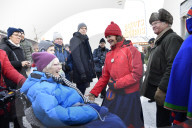 ROYALS - König Carl Gustaf und Silvia von Schweden in Jokkmokk