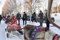 ROYALS - König Carl Gustaf und Silvia von Schweden in Jokkmokk