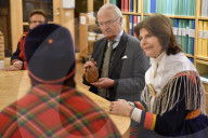 ROYALS - König Carl Gustaf und Silvia von Schweden in Jokkmokk
