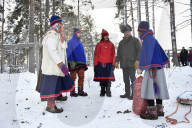 ROYALS - König Carl Gustaf und Silvia von Schweden in Jokkmokk