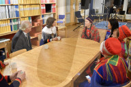 ROYALS - König Carl Gustaf und Silvia von Schweden in Jokkmokk