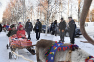ROYALS - König Carl Gustaf und Silvia von Schweden in Jokkmokk