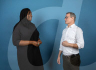 Paul Abbott with Yero Timi-Biu