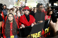 PEOPLE - Jane Fonda bei der Fire Drill Fridays Kundgebung in LA