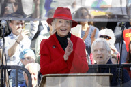 PEOPLE - Jane Fonda bei der Fire Drill Fridays Kundgebung in LA