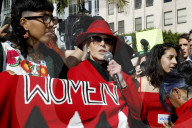 PEOPLE - Jane Fonda bei der Fire Drill Fridays Kundgebung in LA