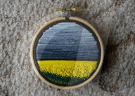 FEATURE - Mit Nadel und Faden: Gestickte Landschaftsbilder von Victoria Richards