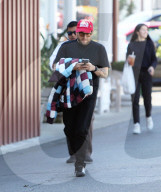 PREMIUM EXCLUSIVE Jonah Hill Heads To Lunch In His Gas Guzzling Custom Ford F-150