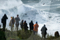 FEATURE - Tour Surfing Challenge in Nazare, Portugal 