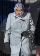 Queen Elizabeth II at King's Lynn train station, Norfolk, UK - 11 Feb 2020