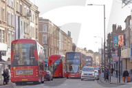 Kilburn is a down-to-earth multicultural district centred on busy Kilburn High Road, which is lined with mainstream stores, traditional pubs, and chain burger bars. Chinese, African, and Caribbean eateries serve the local community.