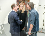 PEOPLE - Promis an Vip-Preview der Frieze Kunstmesse Los Angeles