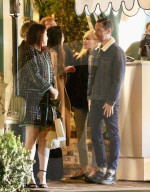 PREMIUM EXCLUSIVE Kate Bosworth And Husband Michael Polish Dine With Friends On Valentine's Day