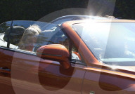 EXKLUSIV - Heidi Klum und Tom Kaulitz cuisen im Bentley durch die Hills