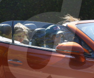 EXKLUSIV - Heidi Klum und Tom Kaulitz cuisen im Bentley durch die Hills