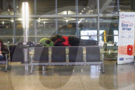 Heathrow terminal 5 this morning after a computer glitch yesterday.