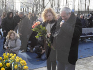 Monument unveil for victims of the flight PS752 plane crash, Kiev, Ukraine - 17 Feb 2020