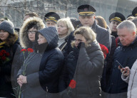 Monument unveil for victims of the flight PS752 plane crash, Kiev, Ukraine - 17 Feb 2020