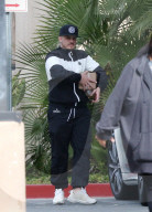 Casper Smartis spotted picking up a package