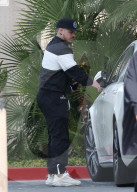 Casper Smartis spotted picking up a package