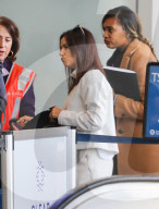 Eva Longoria at LAX International Airport