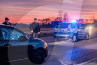NEWS - Strassensperren aufgrund des Coronavirus-Notfalls, Casalpusterlengo, Italien