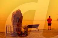 NEWS - Ein Sandsturm aus der Sahara trifft Teneriffa