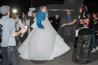 PEOPLE - Promis Backstage bei Fashion Show von Off-White in Paris