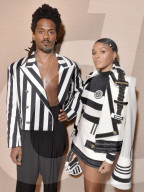 Balmain show, Front Row, Fall Winter 2020, Paris Fashion Week, France - 28 Feb 2020