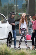 Motley Crue rocker Nikki Sixx and wife Courtney check out brand new Bentleyâ€™s on the forecourt of a luxury car dealership in Los Angeles.