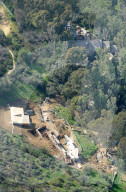 PEOPLE - Bauarbeiten an der Villa von George Clooney in Studio City