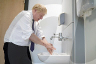 Boris Johnson visits the Royal Free Hospital