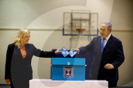 Netanyahu vote on 2020 election day