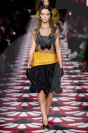 PEOPLE - Topmodels und Stars auf dem Catwalk für Miu Miu in Paris
