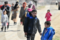 NEWS - Migranten in der Provinz Edirne an der Grenze der Türkei zu Griechenland