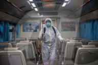 NEWS - Coronavirus: Desinfektion in Bangkok, Thailand