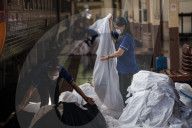 NEWS - Coronavirus: Desinfektion in Bangkok, Thailand