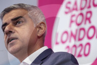 Labour London Mayoral candidate Sadiq Khan launches his re election campaign in Hackney.  
