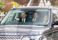 ROYALS - Die Queen, Prinz Harry und Meghan an der Sonntagsmesse in Windsor