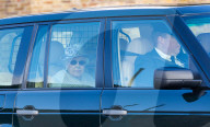 ROYALS - Die Queen, Prinz Harry und Meghan an der Sonntagsmesse in Windsor