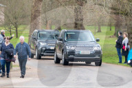 ROYALS - Die Queen, Prinz Harry und Meghan an der Sonntagsmesse in Windsor