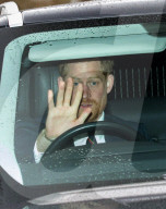 ROYALS - Britische Royals nach der Sonntagsmesse in Windsor
