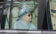 ROYALS - Britische Royals nach der Sonntagsmesse in Windsor