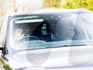 ROYALS - Britische Royals nach der Sonntagsmesse in Windsor