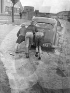 Glass plate mono negative