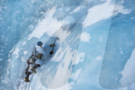 Royal Marines ice climbing