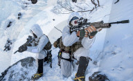 Royal Marines ice climbing