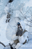 Royal Marines ice climbing