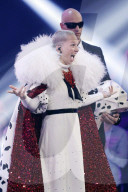 PEOPLE - Stefanie Heinzmann als Dalmatiner in der 1. Live Show der 2. Staffel 'The Masked Singer'