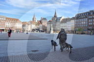 NEWS - Coronavirus Frankreich: Verlassenes Zentrum von Strassburg